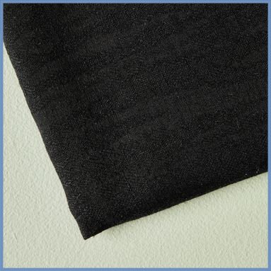 Hoya Jaquard Linen Blend black